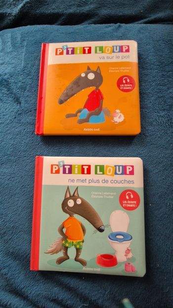 Lot de 2 livres P'tit loup