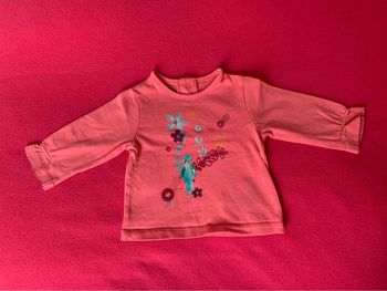 Blouse manches longues LCDP 3 mois - 60 cm