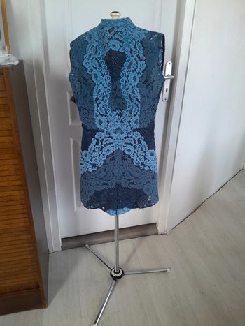 Combi short dentelle dos nu  sandro taille 1