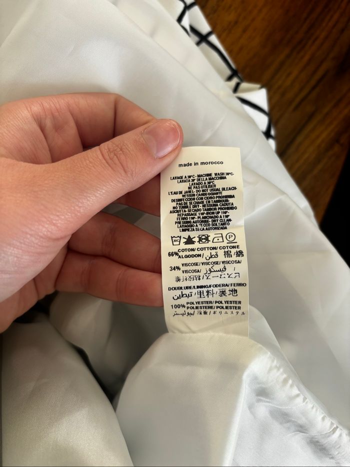 Robe sinéquanone neuve avec étiquette effet quadrillage noir et blanc - photo numéro 7