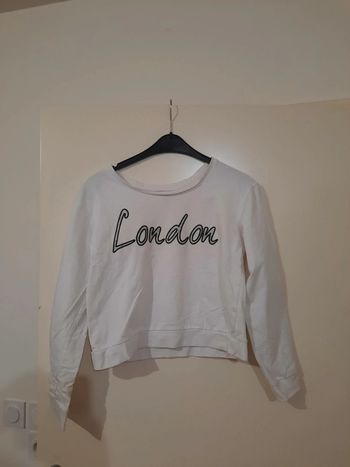 Pull blanc jennyfer taille l imprimé london