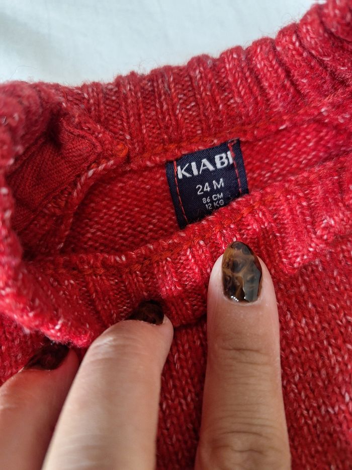 Pull de Noël Kiabi, Taille 24 mois - photo numéro 3
