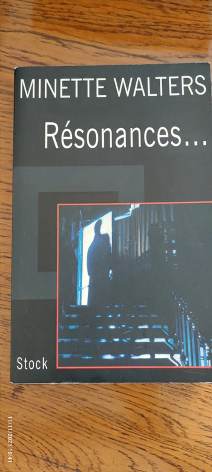livre résonances de Minette Walters