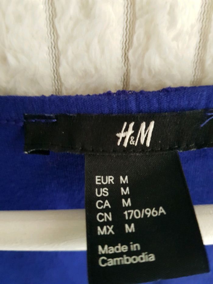 Robe dentelle bleue H&M - photo numéro 2