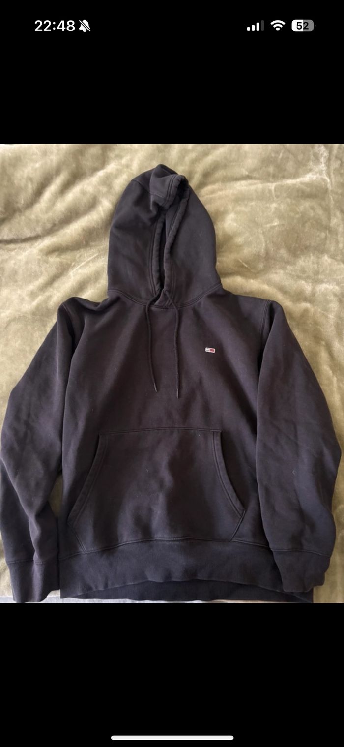 Sweat noir Tommy Hilfiger taille XL