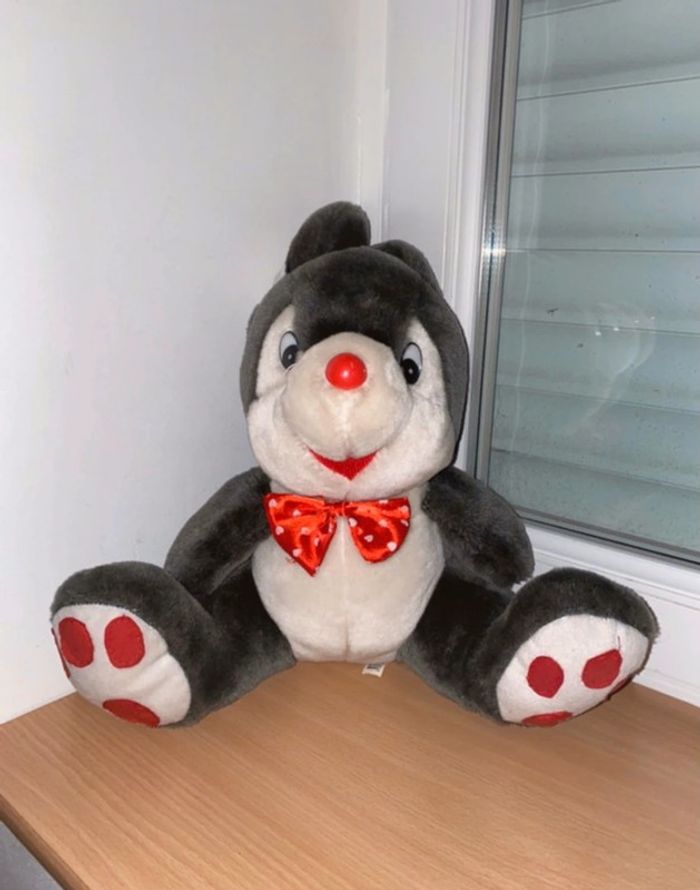 Peluche souris vintage 30 cm