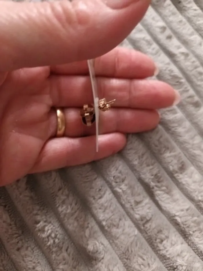 Boucle fantaisie rose gold - photo numéro 3