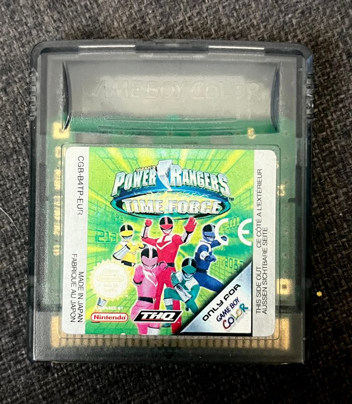 Saban power rangers time force pour Game Boy color
