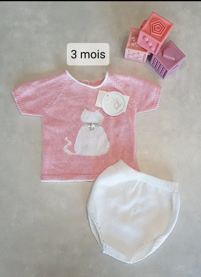 Ensemble t-shirt + boomer 3 mois Nicodingo