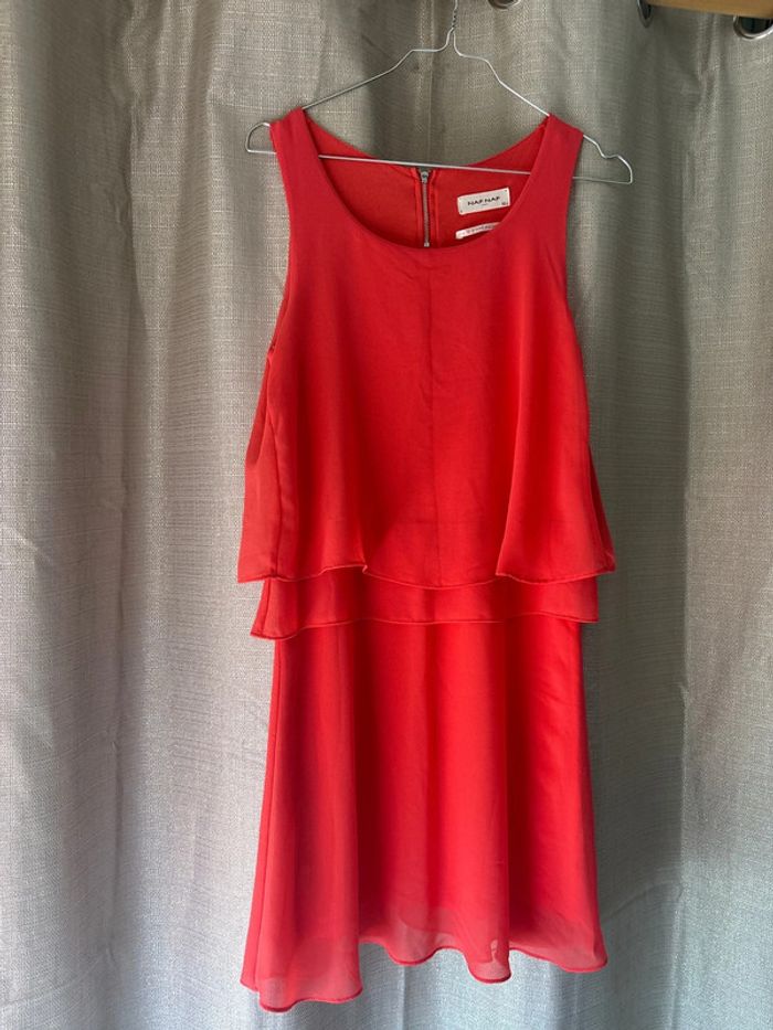 Jolie robe corail taille xs de chez naf naf