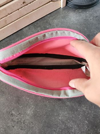 Trousse scolaire rose