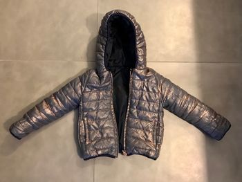 Doudoune fille réversible