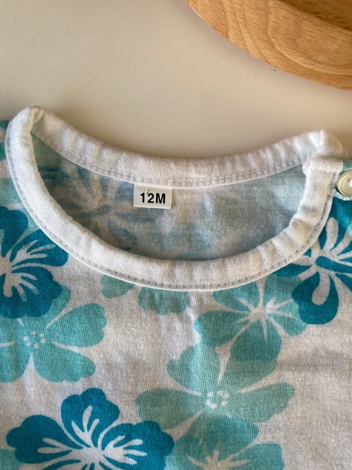 Tee shirt bleu bébé - photo numéro 3