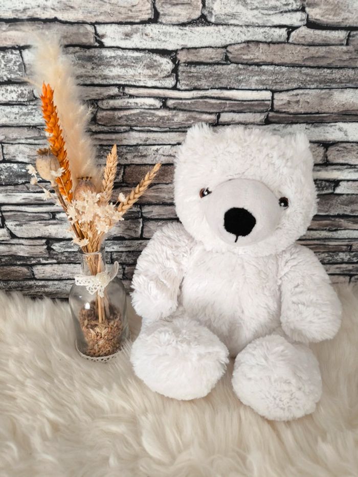 🌹 Jolie peluche toute douce Ours Polaire 🌹