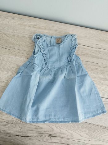Robe sans manches jean 3 mois