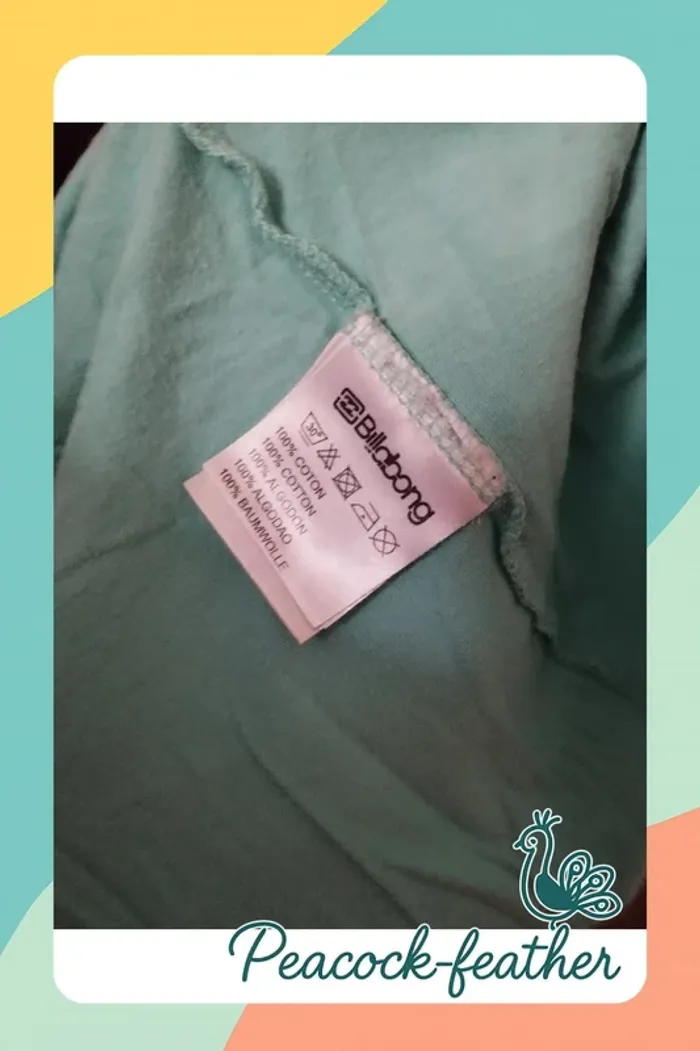 T-shirt bleu mint xxl homme billabong - photo numéro 3