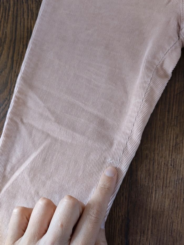 Slim rose poudré en velours 🩷 - photo numéro 3