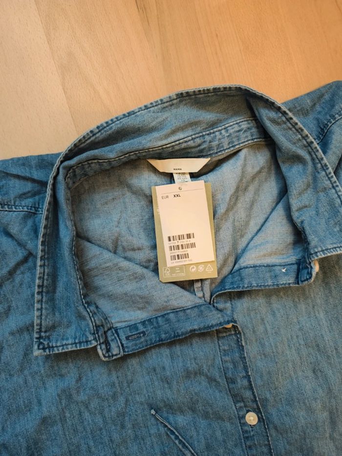 Robe jeans grossesse - photo numéro 2