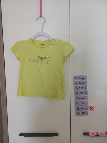 Tee-shirt vertbaudet 18 mois