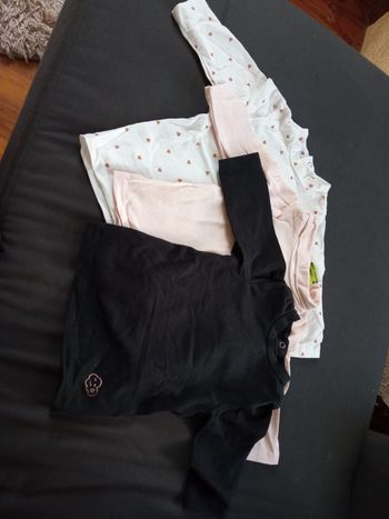 Lot de 3  tee shirt manches longues