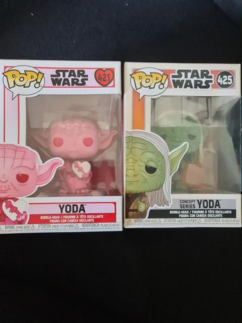 Lot de deux pop yoga star wars