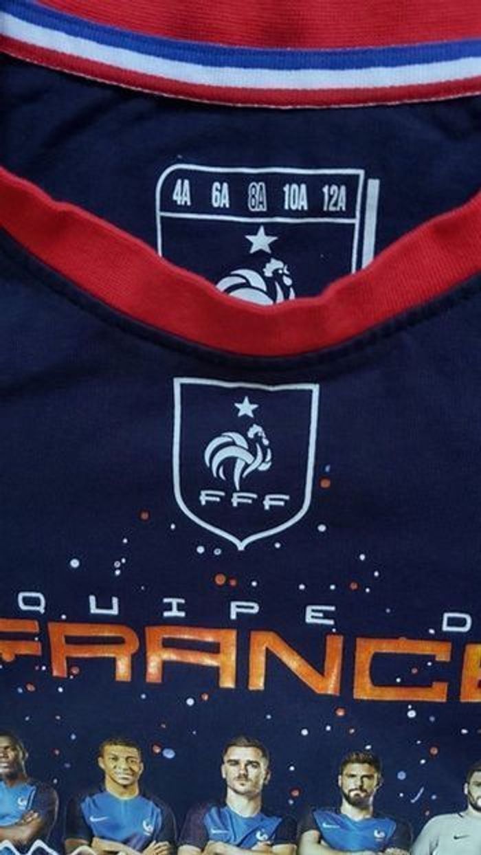 Tshirt Équipe de France FFF 8 ans - photo numéro 5