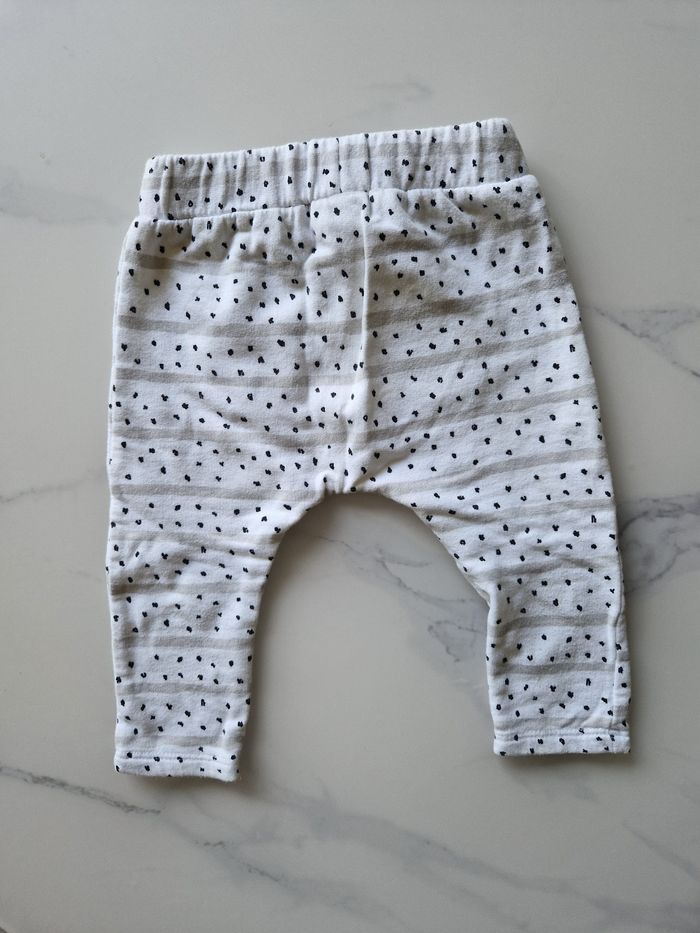 Pantalon rayé et tacheté Grain de blé 6 mois - photo numéro 2