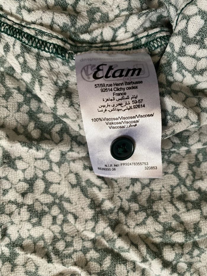 Chemise Imprimée Fleurs Taille M - photo numéro 8