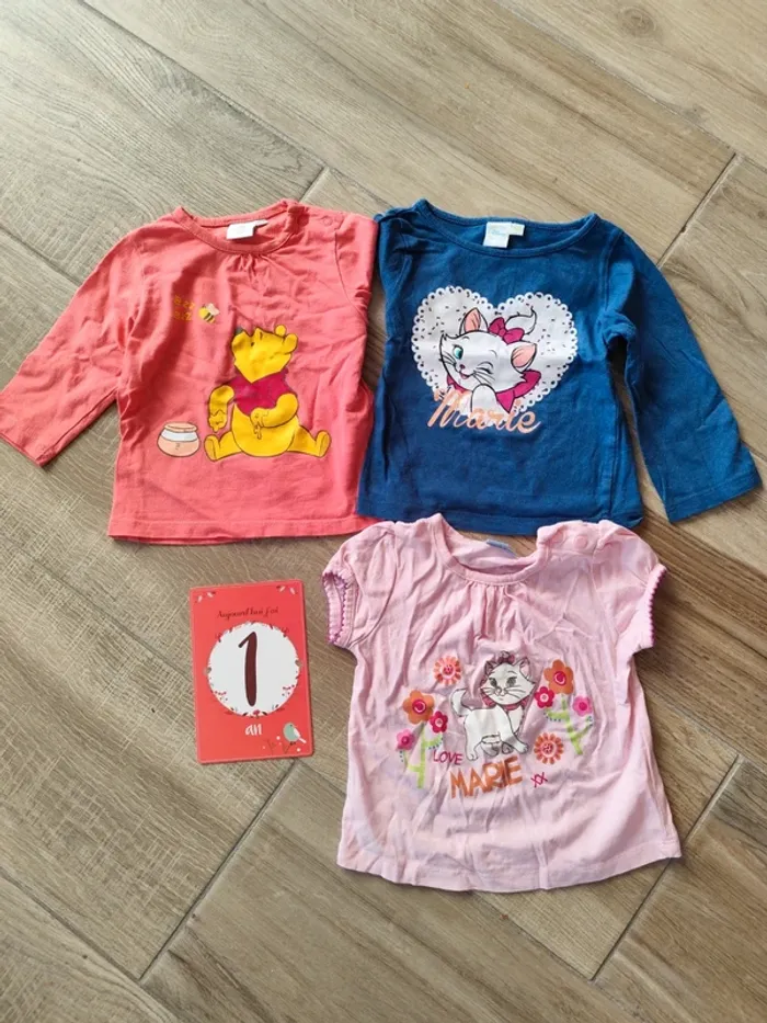 Lot de 3 t-shirts Disney