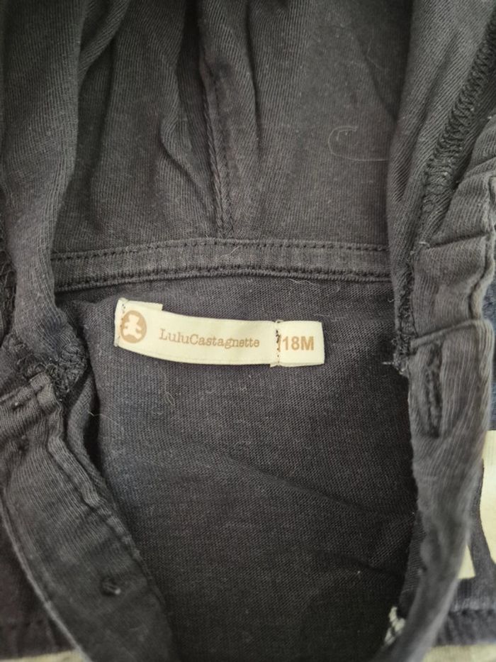 Ensemble t shirt manches longues et pantalon garçon 18 mois Lulu castagnettes - photo numéro 4