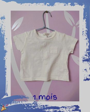 T-shirt 1 mois Kitchoun