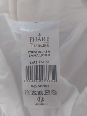 Couverture a emmailloter