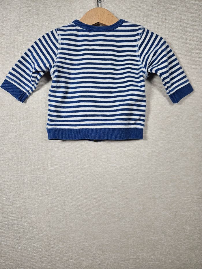 Gilet zippé tape à l'œil 3 mois 59 cm - photo numéro 7