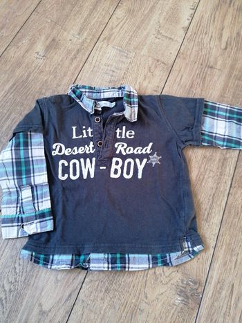 Polo manches longues 18mois gemo