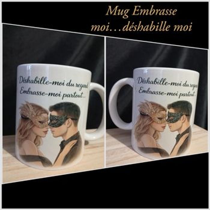 Mug embrasse moi - photo numéro 1