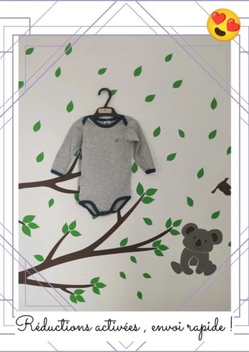 Body petit bateau 12 mois