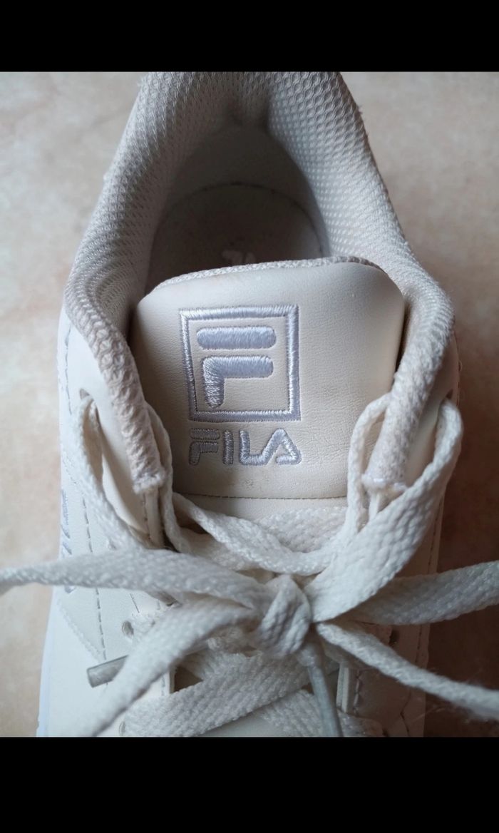 Basket fille Fila blanc cassé beige 33 - photo numéro 6