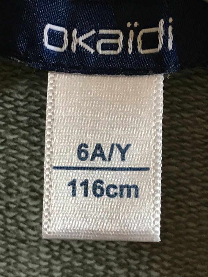 Veste à capuche 6 Ans Vert sapin - photo numéro 5