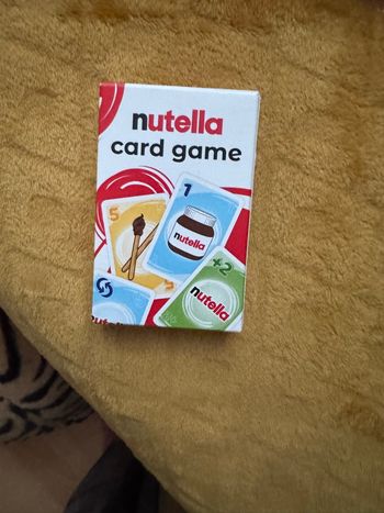 Jeu de cartes nutella