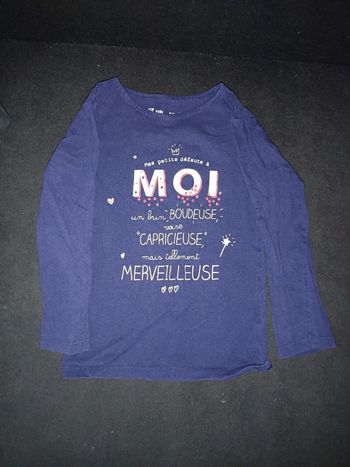 Haut manche longue fille