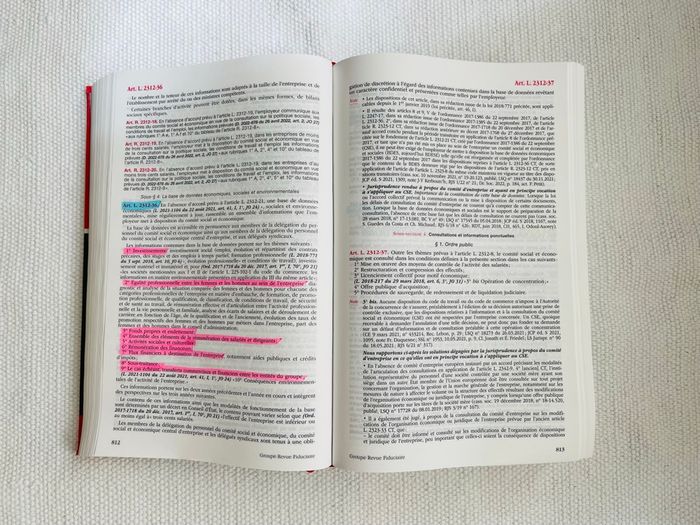 Code du travail annoté 2023 - Revue fiduciaire 43e édition en très bon état - photo numéro 2