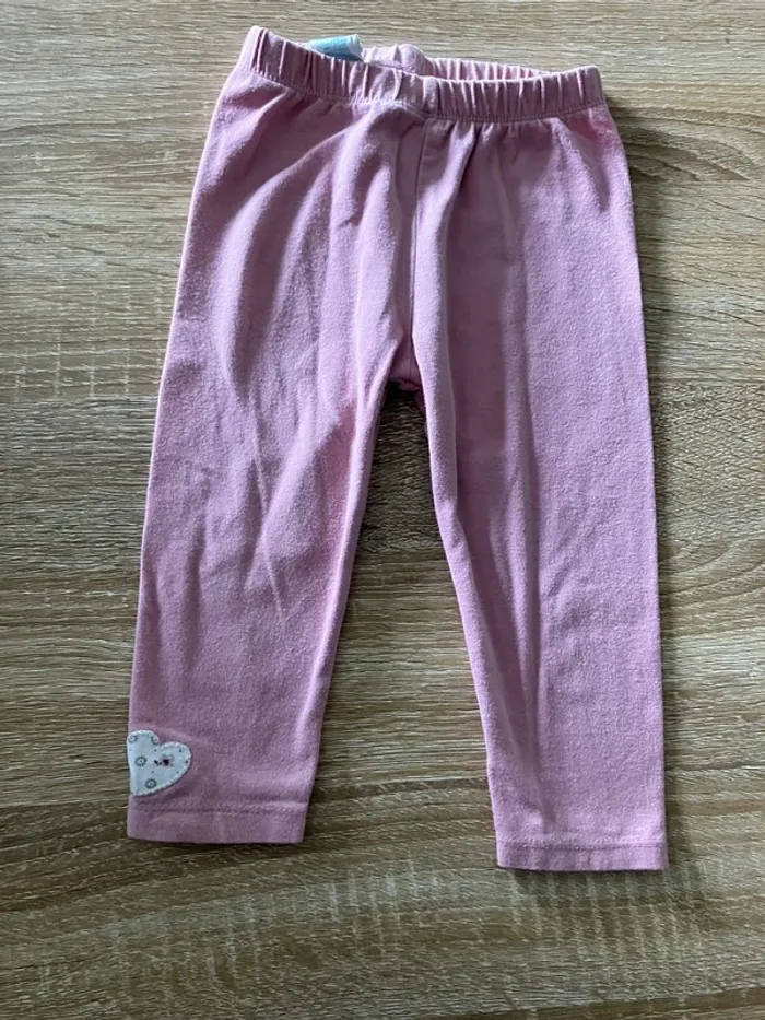 Lot de 5 leggings fille 9 mois + 1 offert (12 mois) - photo numéro 6