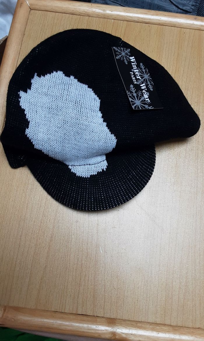 Bonnet casquette noir avec inscription réunion mixte homme et femme Taille unique - photo numéro 5