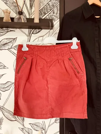 Taille 38 ~ M jupe femme Camaïeu brique rouille 🌺