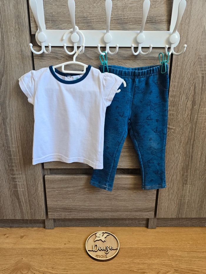 Vêtement Bébé Fille - Ensemble - Disney - 9/12 mois