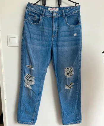 Jean bleu mom femme taille 38 Jennyfer