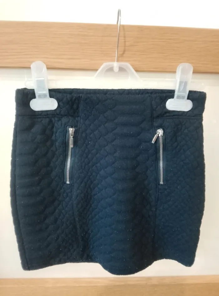Lot de 2 jupes stretch courtes taille élastique - Fille 10 ans - photo numéro 5