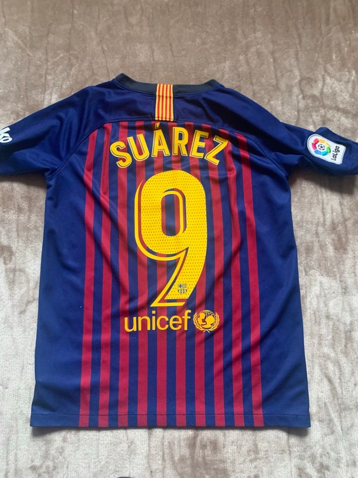 Maillot suarez Barcelone
