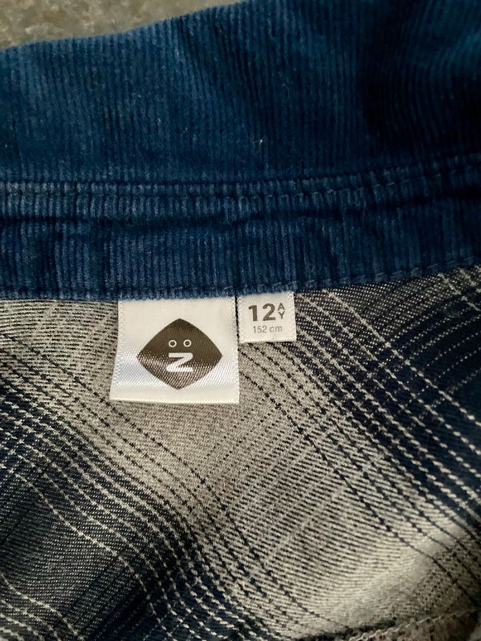 Chemise à carreaux marine - photo numéro 2