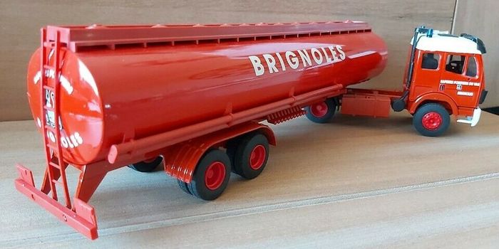 Camion ELIGOR 1/43 MAN pub TRANSPORTS JACKY PERRENOTen parfait état - photo numéro 3